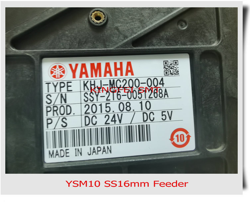 YSM20 공급 장치 KHJ-MC300-000 SS 공급 장치 조립 16 밀리미터 YS 전동 피더
