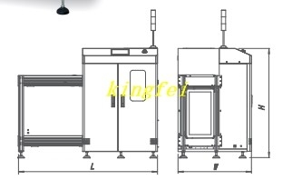 SMT PCB 매거진 래크 로더 및 로더