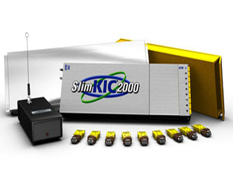 주문 본래 스크린 인쇄기는 Silm 썰물 오븐 썰물 프로 파일러 KIC 2000 12CH를 분해합니다 온라인 제조