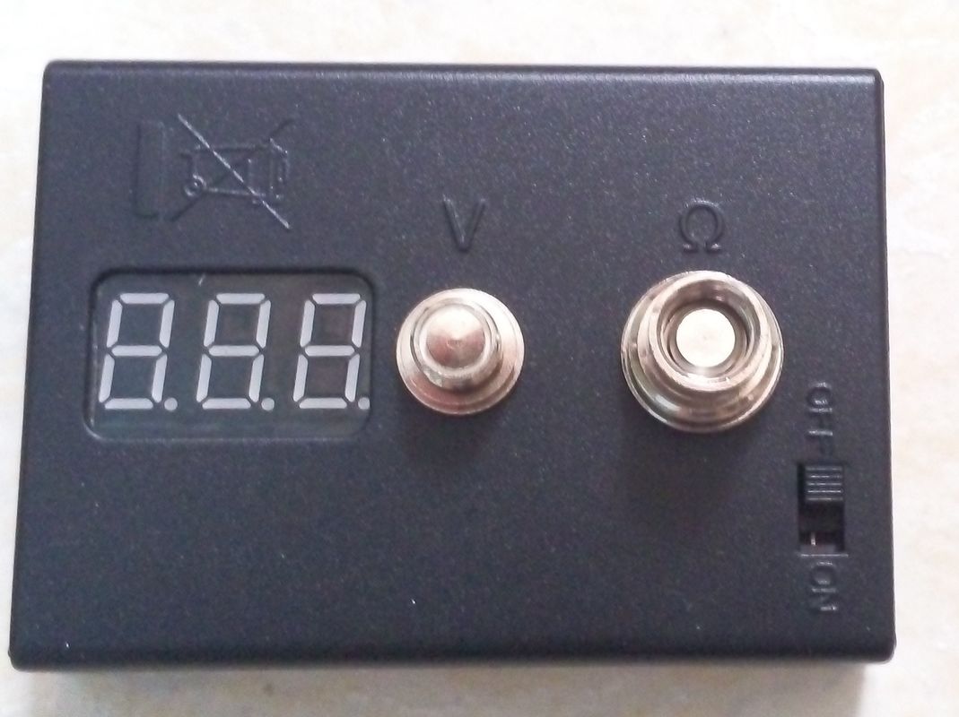 옴 미터 SMT 예비 품목, E 담배 510 실 RDA RBA DIY 기화기를 위한 저항 검사자